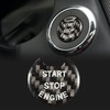 TOMALL Car Engine Start Button Cover Trim Compatible For Nissan