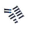 HSSDTECH 11PCS（ 2 Long 7 Medium 2 Short） Black Lower