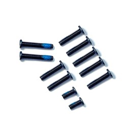 HSSDTECH 11PCS（ 2 Long 7 Medium 2 Short） Black Lower Bottom Base Cover Case Screws Replacement for ASUS TUF Gaming F15 FX506 FX506LU FX506LI FX506LH TUF Gaming A15 FA506 FA506IH FA506IV FA506IU