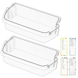 UPGRADED W10803530 Refrigerator Door Bin Compatible with Whirlpool Refrigerator Door Shelf Parts WRT311FZDW01 WRT311FZDW00 WRT311FZDM00 WRT311FZDM01 W10582649 Maytag Fridge Door Shelves,2 PACK