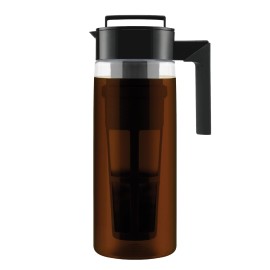 Takeya 2qt Black Cold Brew Coffee Maker Airtight Durable Coffee Pitcher