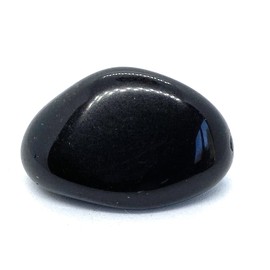 Black Obsidian Medium Crystal Tumbled Stone - 1 Pc