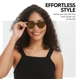 LVIOE 2P Polarised Sunglasses for Women - Stylish and Lightweight UV400 Protection