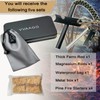 VVAAGG Flint and Steel Fire Starter Kit Survivor, 3/8 inch
