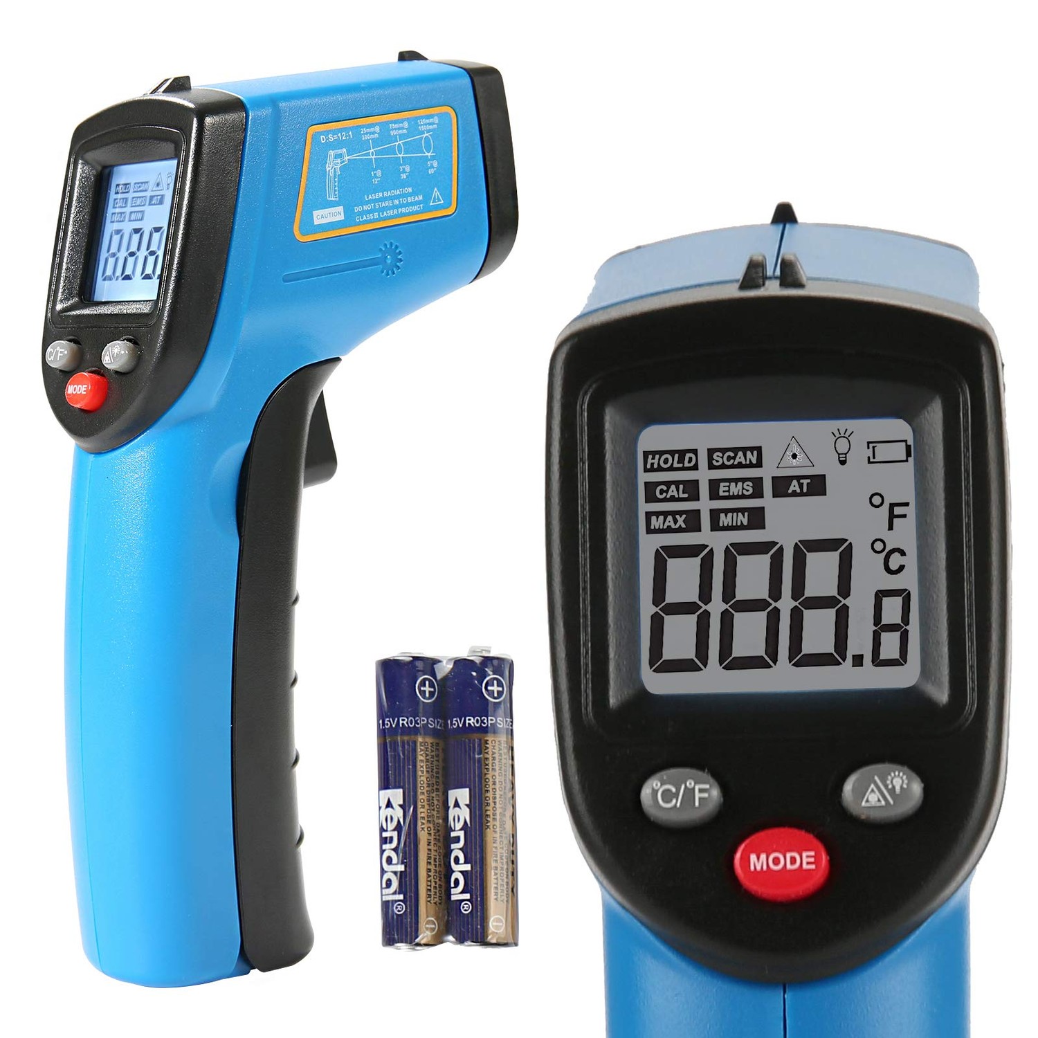 BENETECH Infrared Thermometer Gun, -58°F~752°F (-50°C~400°C) Non ...