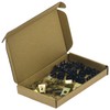 60 PCS Car Screw Tabs,U Type Body Panel Screw Clips,Undertray