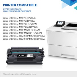 80X Black High Yield Toner Cartridge CF280X (with chip): Replacement for HP 80X Toner Cartridge Black 80X Ink 80A CF280A 05X CE505X to use with Laser Pro 400 M401 Series, MFP M425 Series Printer