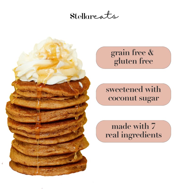 Stellar Eats Grain-Free Pancake & Waffle Mix | Gluten-Free, Dairy-Free,