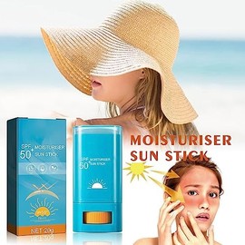 0.7oz Protector Solar en Barra, Bloqueador en Barra, Bloqueador Solar, Sunscreen Stick Roll On Refrescante y No Graso Ideal para Exteriores y Fiestas