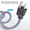 Power Cord, Goalfish 15FT AC Power Cable 10A 250V Nylon