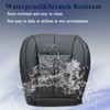 NLQR Front Driver Bottom Replacement Seat Cover Black Microfiber Leather