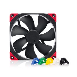 Noctua NF-A14 PWM chromax.black.swap, Premium Quiet Fan, 4-Pin (140mm, Black)