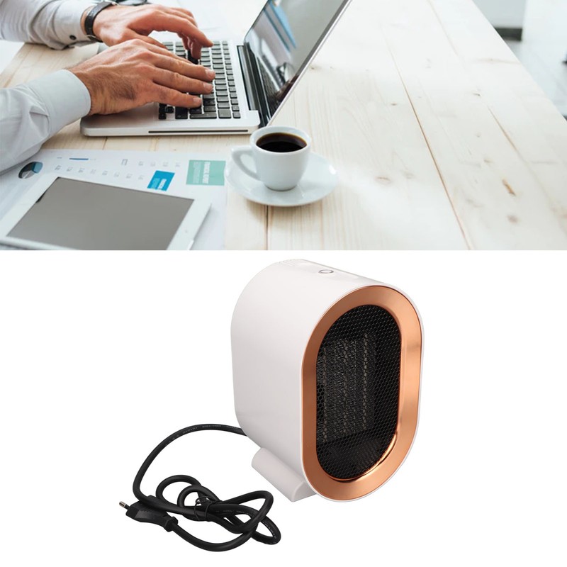 Desktop Heater Fan PTC Fast Heating Overheat Protection Low Noise