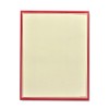 Gartner Studios Papel de papelería con borde rojo, 100 unidades,