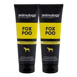 Animology Fox Poo Deodorising Dog Shampoo, Twin Pack, 250ml