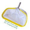 PetZon Professional Pool Net, Heavy Duty Skimmer Rake with Aluminum