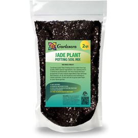 GARDENERA Premium Jade Plant Potting Soil Mix - (2 Quart Bag)