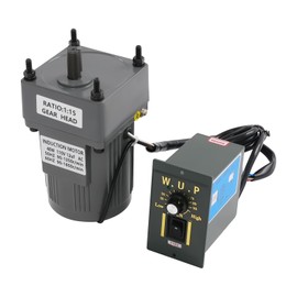 Jiabailie Speed Controlled Motors,110V 40W High Torque AC Motor,Single Phase Electric Motor with Gearbox,Geared Mo-tors,Variable Speed Motor,Reversible Gear Motors,Adjustable Controller Governor 15K