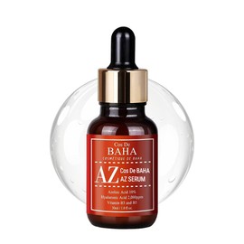 Cos De BAHA Sérum facial de ácido azelaico 10% con niacinamida, para el cuidado de la piel de rosácea, de cicatriz de acné quístico - 1 oz, 30 ml