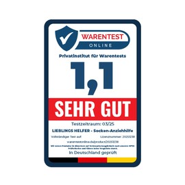 Lieblings Helfer Premium 2-in-1 Sock Dressing Aid with Bag - Extremely Tear-Resistant Long Bands - Stocking Dressing Aid as a Gift for Grandma, Grandpa, Seniors and Pregnant Women or Rehab, Knee