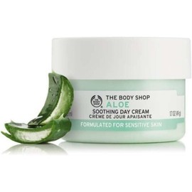 Crema de día relajante de Aloe de The Body Shop, regular, 1.7 onzas