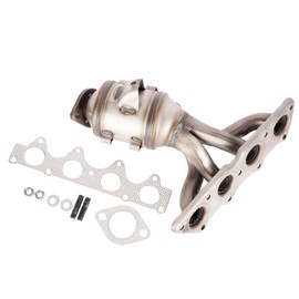 Yeoflagtrade High Flow Catalytic Converter Kit Compatible with Hyundai Accent 1.6L 2011-2019 Kia Rio 1.6L 2012-2019 Soul 1.6L 2012-2019 (EPA Compliant)