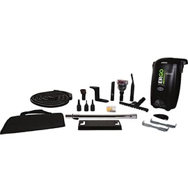 Atrix Ergo Edge Wall Mount Vacuum, 20" x 9" x 12", Black