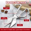 Multifunctional Heavy-Duty Kitchen Shears, High-Carbon Steel Culinary Shears, Heavy Duty