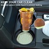 Amooca Car Cup Coaster 4 Pack Universal Non-Slip Cup Holders