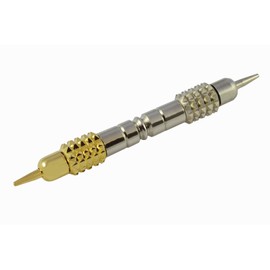 Acupressure Pen (Gold + Silver) Spring-Loaded with Massage Function Leonidov