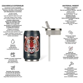 Les Artistes Paris LES ARTISTES Can'it Tiger Pull Black - 0.30