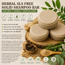 Eternal Handmade Herbal Shampoo Bar No SLS No Sulfate No Paraben 60g