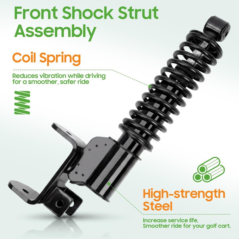 10L0L Golf Cart Front Shock Strut Assembly for EZGO RXV