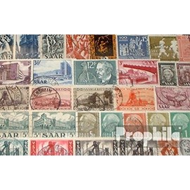 Prophila Collection Saarland 50 Assorted Stamps (Stamps for Collectors)