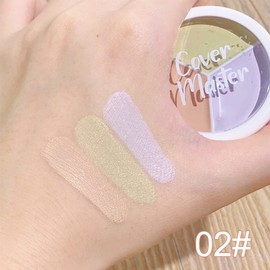 Erinde 3 Colors Mini Concealer Contour Palette, Cream Concealer, Contour And Brighten 3 In 1, Custom Blend Corrects & Conceals Dark Circles, Blemish, Travel Size Makeup Pallet 15g