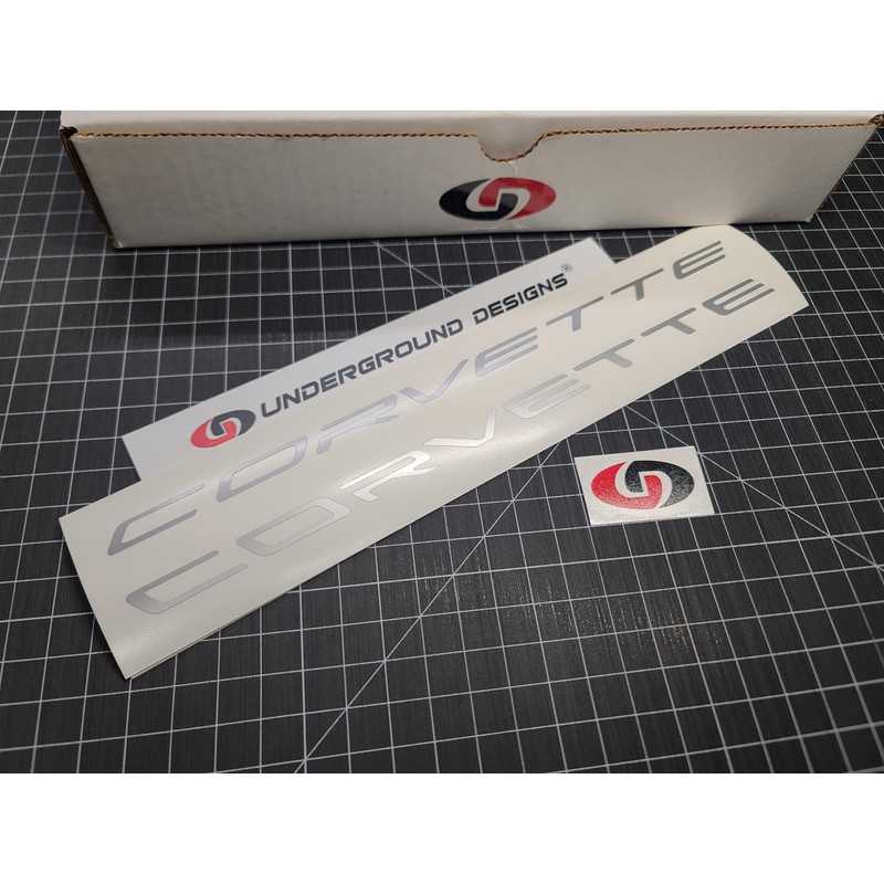 C8 Engine Cover Decals Corvette Accent Sticker Inlays Fits 2020-2025