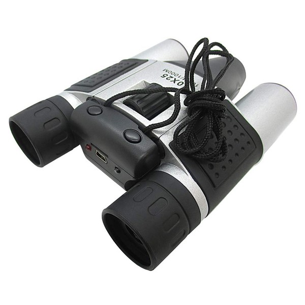 Broadwatch Digital Recording Binoculars, 10x Magnification for Bird Watching, Watching Sports, VGA Video Compatible, Still Images, Video Capable