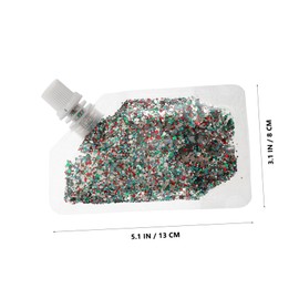 Outanaya Mermaid Glitter Gel Sequins: Face Hair Body Mermaid Festival Makeup Gras Sparkles Body Hair Glitter Sequins Face Paint Supplies