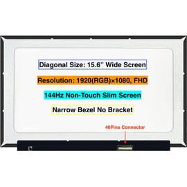 EM EMAJOR TECH New Screen Replacement for MSI GF65 9SD-1028US MS-16W1 1920X1080 FHD 144Hz Non-Touch LCD LED Screen Display with Set of Tape and Tools