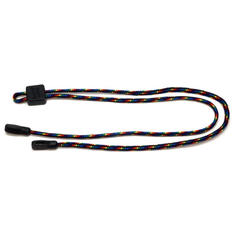 Peeper Keepers Supercord Adjustable 550 Eyeglasses Retainer Cord Rainbow Black