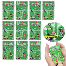 10 Pieces Mini Pinball Game,Soccer Pinball Toys,Durable Ball Maze Pinballs Board Toys,Handheld Football Pinballs,for Boys Girls and Soccer Enthusiasts,for Christmas Birthday Party Gifts.