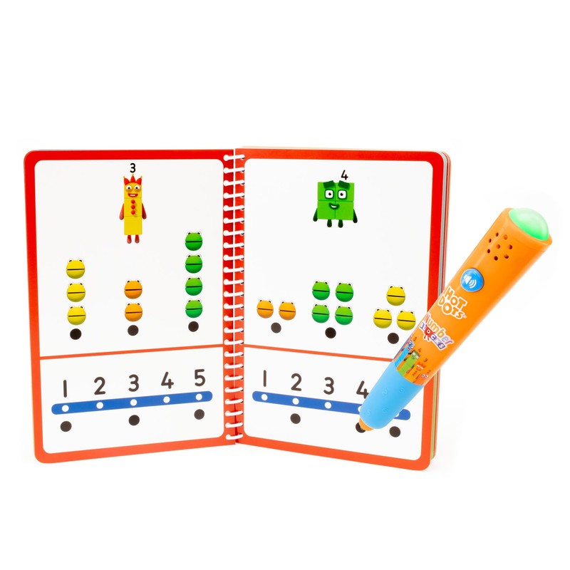 Learning Resources Hot Dots Numberblocks 1-10 Activity Book with Interactive
