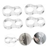 NUOBESTY Noise-Absorbing Door Handle Stopper 5pcs Door Handle Protectors Door