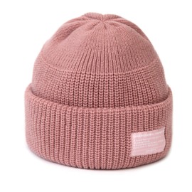 UNDERCONTROL Winter Fisherman Beanie Free Size Men Women - Unisex Stylish Plain Skull Hat Watch Cap 16 Color (Pink)