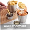 KICHOUSE Multi-function Sauce Holders Salad Dressing Bowls French Fries Ketchup