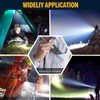 Rechargeable Magnetic Flashlight High Lumens - 1500 Meters Long Beam
