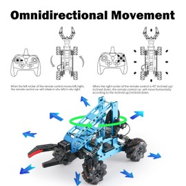 VANLINNY Robot Arm,STEM Project for Boys Age 8-12,Robotic Kit for Aged 12-16,Educational Science Kits for Kids,Building Experiment Robotics Set Project Gifts for 8 9 10 11 12 Years Old Teens.