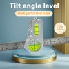 Solid aluminum angle level measuring instrument, tilt angle measuring instrument,