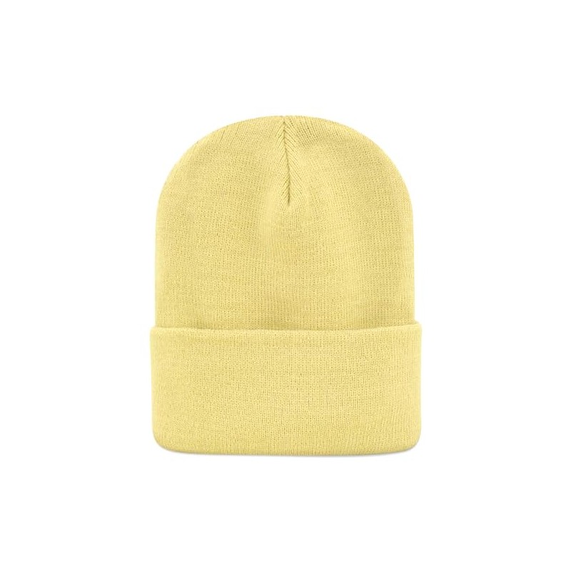 BACKSPIN Sportswear - Headspin Beanie - Cap Hat, Powder Yellow