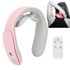 Electric Neck Massager Cordless USB Rechargeable Hot Compress Vibration Neck